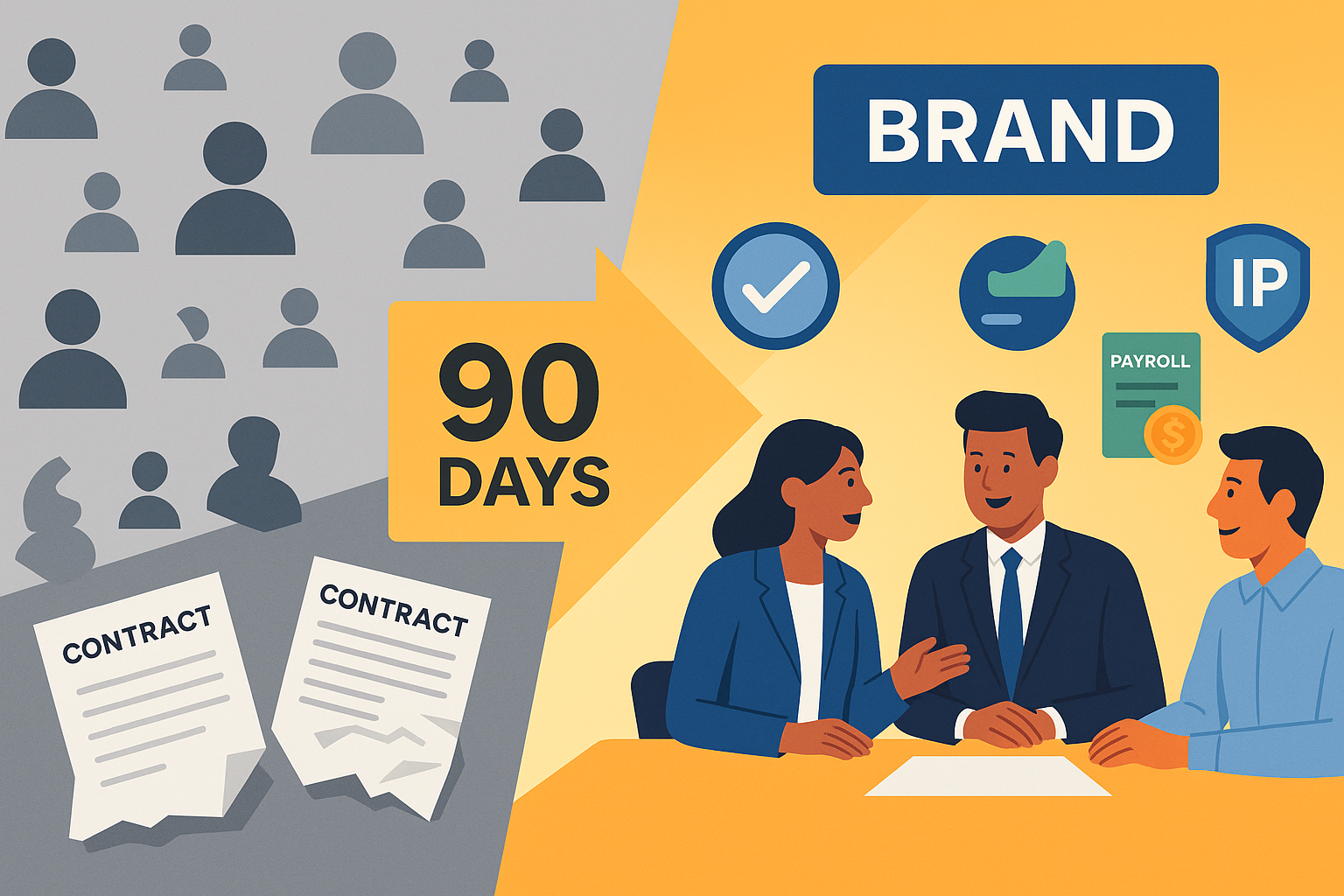 Why converting contractors to employees in India improves retention and compliance